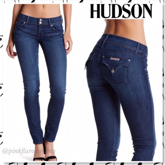 Hudson Jeans Denim - Hudson Collin Midrise Super Stretch Skinny Jeans Size 00 (24)